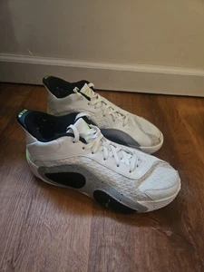 Nike Jordan Mens Size 7 Youth White Mesh And Leather Shoes - Picture 1 of 5