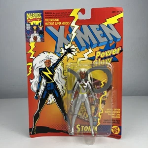Vintage Marvel Comics X-Men Power Glow Storm Action Figure Toy Biz 1993 New - Picture 1 of 6