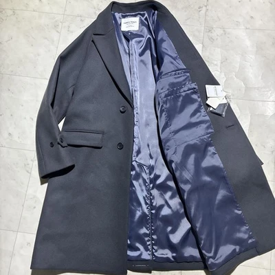 United Arrows Green Label Cashmere Chester Coat Griege Italian Fabric L JAPAN - Image 1 of 4