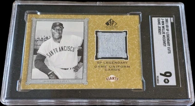 Willie Mccovey 2001 Ud Sp Legendary Cuts J-wm Game Jersey Patch Card 9 GRADED - Image 1 of 3