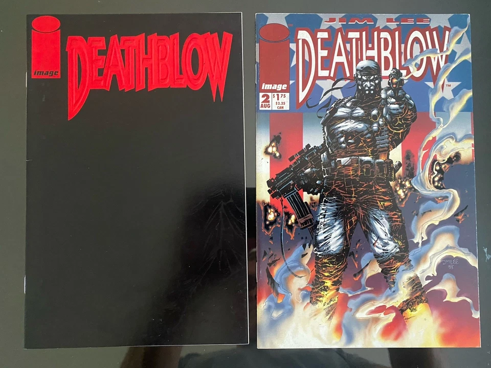 Deathblow comic lot (2) 1, 2  Image Modern Age high grade comic Jim Lee - Image 1 of 2