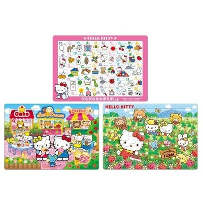 Tenyo [Made in Japan] Sanrio Child's Puzzle 47 60 and 80 Piece Set A Children's - Image 1 of 4