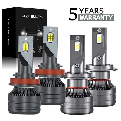 Combo de 4 bombillas faros LED de haz alto/bajo para Honda Accord 2005 2006 2007 Foto 1 de 4