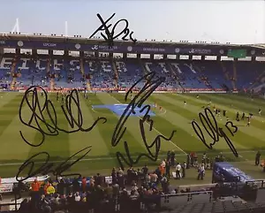 LEICESTER F.C * SIGNED X6 10x8 BODENFOTO + COA * KNOCKAERT, PEARSON, + COA - Bild 1 von 1