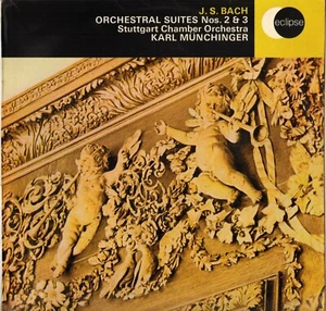 KARL MUNCHINGER, BACH SUITES 2 & 3 60'S LP DECCA / ECLIPSE ECS 25 STEREO - Picture 1 of 3