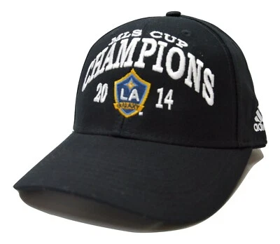 Gorra de fútbol LA Galaxy Adidas ajustable 2014 MLS Cup Champions Foto 1 de 4