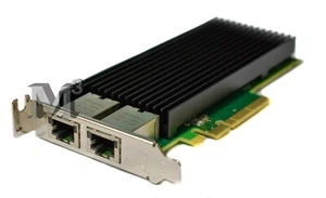 Silicom PE210G2I40-T  Dual Port Copper -10 Gb Enet PCI E Card (Intel x540 Based) - Picture 1 of 3