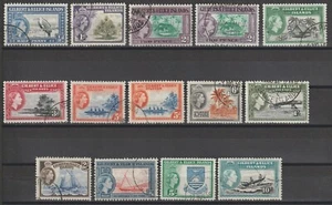 GILBERT & ELLICE ISLANDS 1956/62 SG 64/75 + 66a/69a USED - Picture 1 of 1