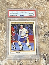 1990-91 O-Pee-Chee Premier Brett Hull #47 PSA 10 GEM MINT St Louis Blues HOF