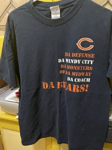 Alstyle Chicago Bears short Sleeve T Shirt youth  Large  Da Bears - Picture 1 of 5