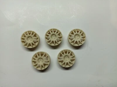 Set 5 Cerchi wheels 1/18 Evocorse  Renault Clio Williams  Rally Transkit Norev  - Immagine 1 di 4
