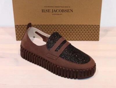 ILSE JACOBSEN Flats TULIP 3878 Slipper Loafer Halbschuh Recycling - Neu&OVP!