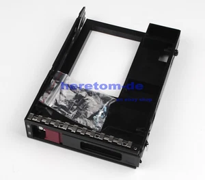 661914 2.5" SSD to 3.5" Adapter+774026-001 Tray Caddy für HP ProLiant ML110 G10 - Bild 1 von 12