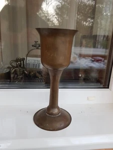 Old Antique Bronze Christian Church Chalice for Communion Maybe 1900-1920 years - Picture 1 of 7