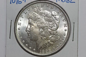 1896-P Morgan 90% Silver Dollar Mint State (MDX4055) - Picture 1 of 4