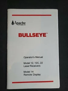Manual de Operador Apache Bullseye para Modelo 12/12C/22, Modelo 14 - Imagen 1 de 1