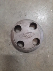 1987-1989 Mustang GT Silver Turbine Wheel Hub Center Cap Ford Logo E7ZZ-1130-B - Picture 1 of 4