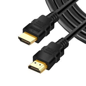 PREMIUM HDMI CABLE LEAD HIGH SPEED 4K 3D 0.5m/1m/1.8m/2m/3m/5m/10m/15m ULTRA HD - Picture 1 of 116