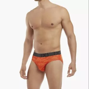 Paquete de 3 calzoncillos deportivos de malla 2(X) IST (X) NO SHOW GRIS NARANJA AZUL MARINO VARIAS TALLAS NUEVOS EN CAJA - Imagen 1 de 4