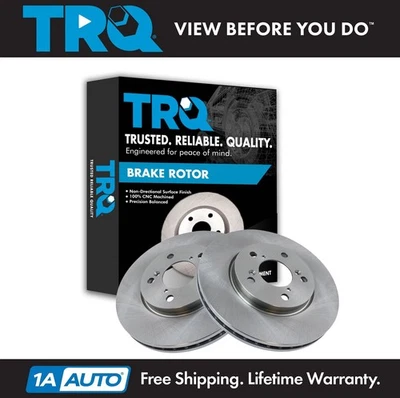 Juego de rotores de freno delanteros TRQ para Honda Odyssey 2005-2010 Foto 1 de 4