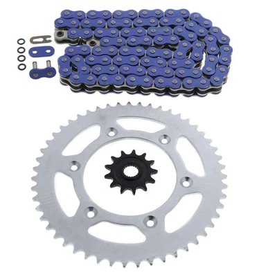 Cadena y piñón junta tórica azul Honda 2004-09 CRF250 R / 04-06 CRF250 X 13/51 114 L Foto 1 de 4