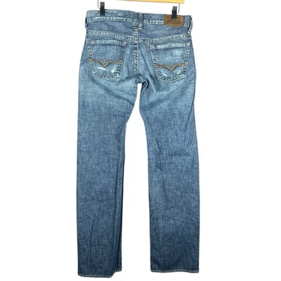 Jeans Guess Vintage Para Hombre 30x33 Azul Corte Bota Acantilado Y2K Foto 1 de 4