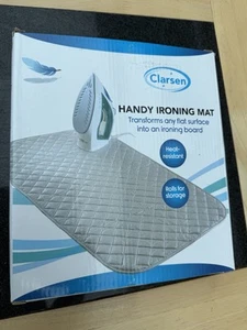 Portable Ironing Mat Foldable Mat Iron Anywhere Travel 85x48cmClarsen NEW CR8 - Picture 1 of 4