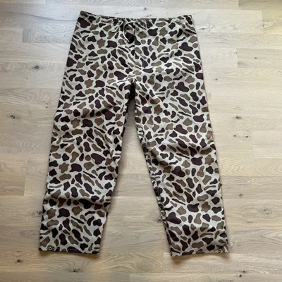 Hodgeman Waterproof Duck Camouflage Hunting Fishing Rain Pants Size Large - Image 1 of 4