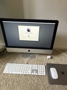 Apple iMac 2013 21.5" All In One Intel i5 8GB 1TB Webcam Wi-Fi Iris Graphics - Picture 1 of 5