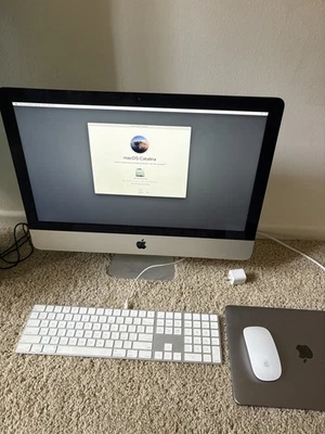 Apple iMac 2013 21.5" All In One Intel i5 8GB 1TB Webcam Wi-Fi Iris Graphics - Image 1 of 4