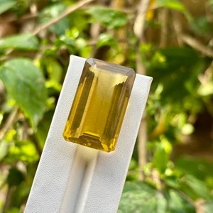 55.8 Carat Natural Honey Quartz Octagon Faceted Cut Loose Gemstone For Jewelry - Picture 1 of 4