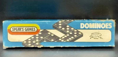 Spears Games Dominoes 1983 Vintage Greyhound Tile Game Complete - Image 1 of 4