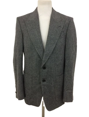 Tom Ford Men's Jacket Size UK 40R/ 50R Grey Herringbone Shelton used - Image 1 of 4