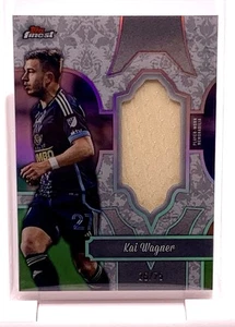 KAI WAGNER 2024 Finest MLS Fabric Relic # /75 Philadelphia - Picture 1 of 2