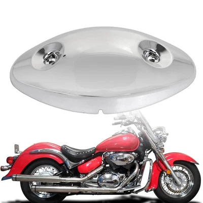 Cubierta limpiadora de filtro de aire ABS cromada para Suzuki Intruder Volusia 800 Boulevard Foto 1 de 4