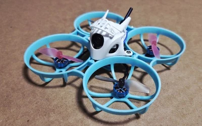 🏁New! Custom Built 75mm 1s Analog FPV Whoop Quadcopter w/ 4x BetaFPV 1s 450mah - Image 1 of 4