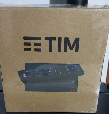 Decoder digitale TIM Box 4K - 32 GB con Telecomando nero, ancora imballato - Immagine 1 di 3