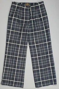 VIVIENNE WESTWOOD Anglomania 40 - UK 8 Wolle Tartan Hose kariert weites Bein - Bild 1 von 7