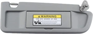 Clear Gray Right Passenger Side Sun Visor Compatible with Honda Civic 2006-2011 - Picture 1 of 7