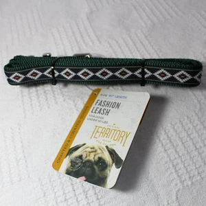 Correa para perro original Territory Brand 60 pulgadas verde diseño suroeste menos de 50 libras - Imagen 1 de 4