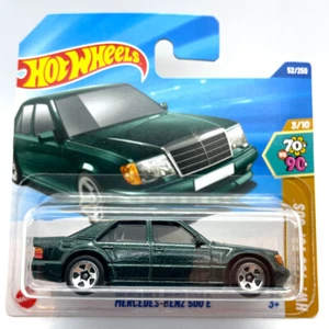 Coche de juguete modelo fundido a presión Hot Wheels Mercedes-Benz 500 E verde escala 1/64 nuevo - Imagen 1 de 2