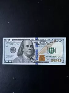 $100 bill (One Hundred Dollar Bill) - Series 2017A (Lightly Circulated) - Picture 1 of 14