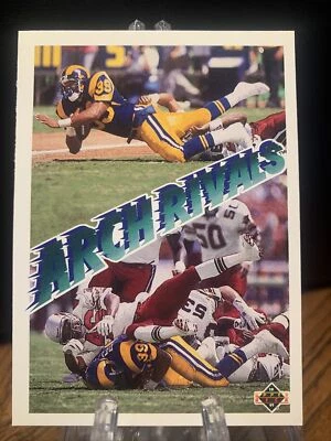 1991 Upper Deck Football Robert Delpino Tim McDonald Arch Rivals #653 - Image 1 of 2
