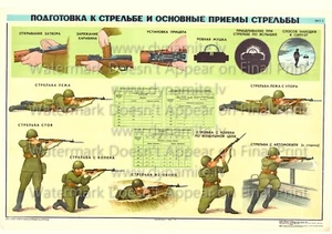 Sowjetisches russisches Militär NASSFEST Posterdruck SKS SIMONOV GEWEHR 24x36" Hrsg.71 P4 - Bild 1 von 1