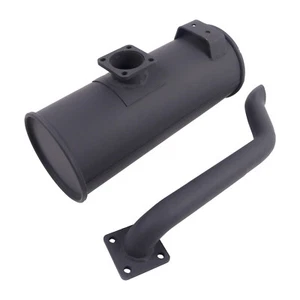 Muffler Silencer W/Pipe For Takeuchi TL130 Excavator Yanmar Engine 4TNV98 - Picture 1 of 6