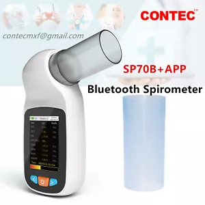 Digital Bluetooth Spirometer Lung Breathing Diagnostic Vitalograph Spirometry - Picture 1 of 12