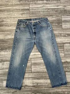 Vintage Levis 501xx USA Jeans 501-0000 Size 40X32 - Picture 1 of 12