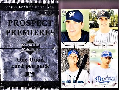 2002 Upper Deck Prosepect Premieres FUTURE GEMS QUADS #31 THOMAS GRIGSBY BRAUN + - Image 1 of 3