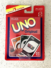 Vintage 1999 Mattel The Original Uno Card Game New Sealed In Original Packaging