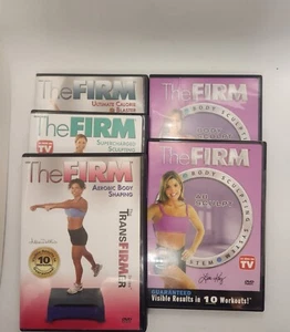 Lot of 5 The Firm Workout Dvds Transfirmer and Sculpting - Picture 1 of 16